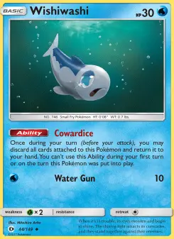 Pokémon-Karte Wishiwashi 044/149