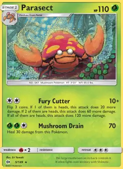 Pokémon-Karte Parasect 005/149
