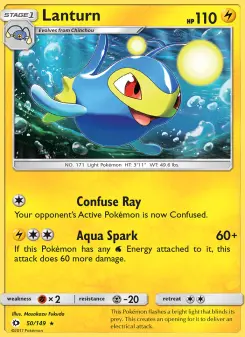 Pokémon-Karte Lanturn 050/149