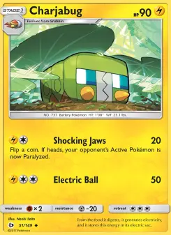 Pokémon-Karte Charjabug 051/149