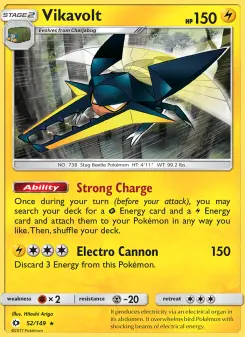 Pokémon-Karte Vikavolt 052/149