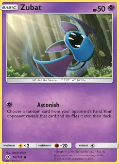 Pokémon-Karte Zubat 054/149