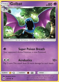 Pokémon-Karte Golbat 055/149