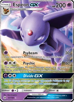 Pokémon-Karte Espeon GX 061/149