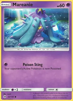 Pokémon-Karte Mareanie 062/149
