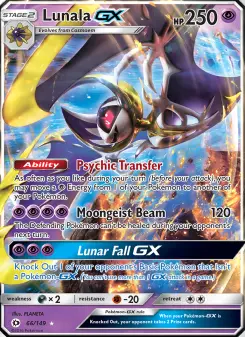 Pokémon-Karte Lunala GX 066/149
