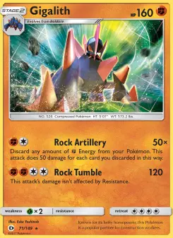 Pokémon-Karte Gigalith 071/149