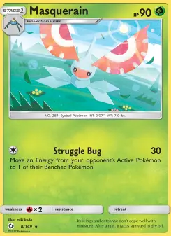 Pokémon-Karte Masquerain 008/149