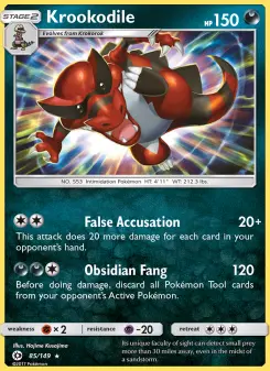 Pokémon-Karte Krookodile 085/149