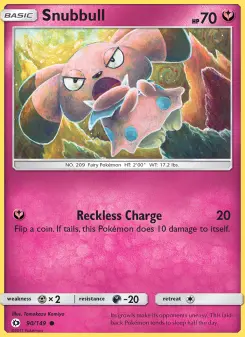Pokémon-Karte Snubbull 090/149