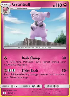Pokémon-Karte Granbull 091/149