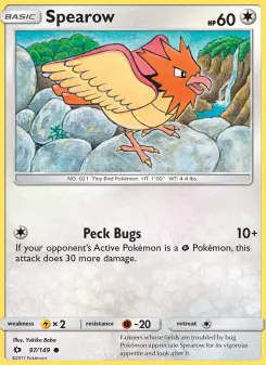 Pokémon-Karte Spearow 097/149