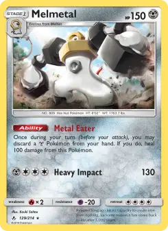 Pokémon-Karte Melmetal 129/214