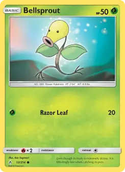 Pokémon-Karte Bellsprout 013/214