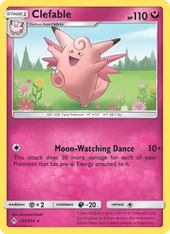 Pokémon-Karte Clefable 133/214