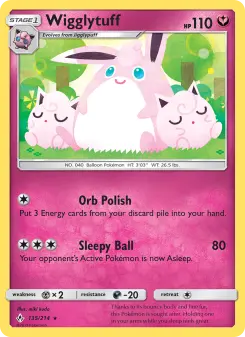 Pokémon-Karte Wigglytuff 135/214