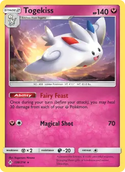 Pokémon-Karte Togekiss 138/214
