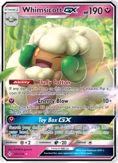 Pokémon-Karte Whimsicott GX 140/214