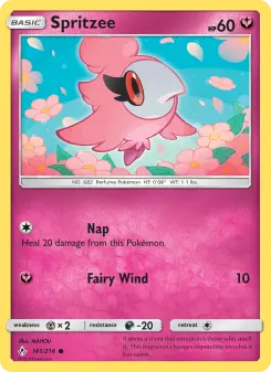 Pokémon-Karte Spritzee 141/214