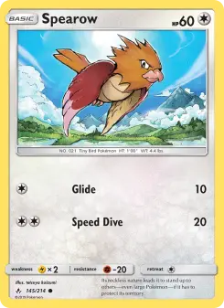 Pokémon-Karte Spearow 145/214