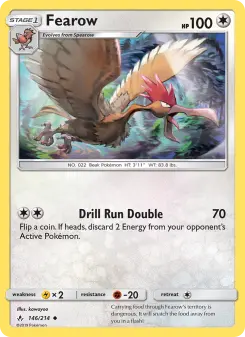 Pokémon-Karte Fearow 146/214