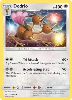 Pokémon-Karte Dodrio 151/214