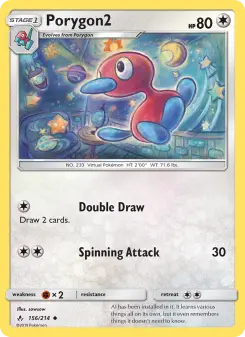Pokémon-Karte Porygon2 156/214