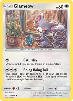 Pokémon-Karte Glameow 159/214