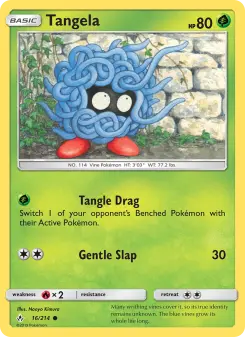 Pokémon-Karte Tangela 016/214