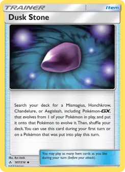 Pokémon-Karte Dusk Stone 167/214