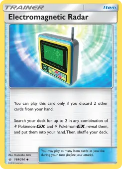 Pokémon-Karte Electromagnetic Radar 169/214