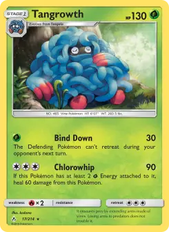 Pokémon-Karte Tangrowth 017/214