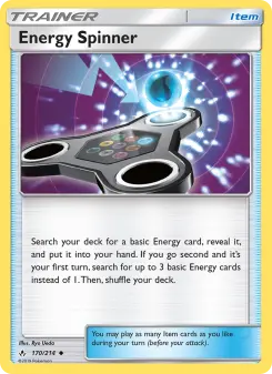 Pokémon-Karte Energy Spinner 170/214