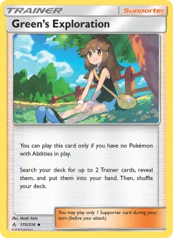 Pokémon-Karte Green’s Exploration 175/214