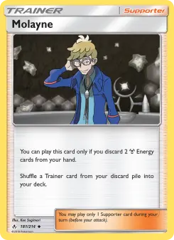 Pokémon-Karte Molayne 181/214