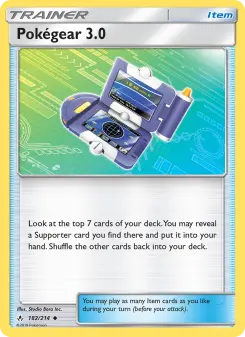 Pokémon-Karte Pokégear 3.0 182/214