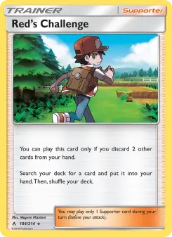 Pokémon-Karte Red’s Challenge 184/214