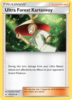 Pokémon-Karte Ultra Forest Kartenvoy 188/214