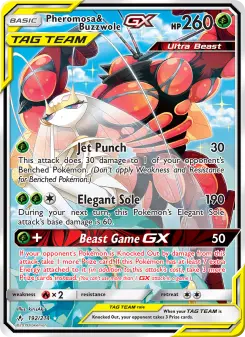 Pokémon-Karte Pheromosa & Buzzwole GX 192/214