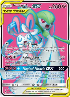 Pokémon-Karte Gardevoir & Sylveon GX 204/214
