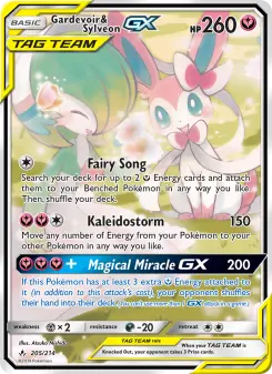 Pokémon-Karte Gardevoir & Sylveon GX 205/214