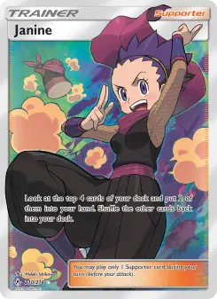 Pokémon-Karte Janine 210/214