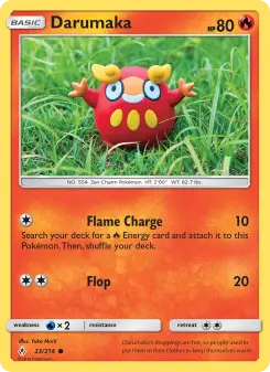 Pokémon-Karte Darumaka 023/214