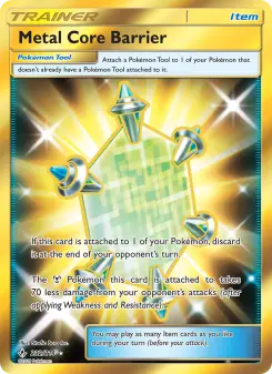 Pokémon-Karte Metal Core Barrier 232/214