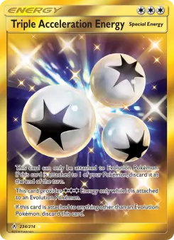 Pokémon-Karte Triple Acceleration Energy 234/214