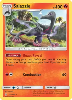 Pokémon-Karte Salazzle 031/214
