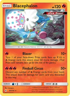 Pokémon-Karte Blacephalon 032/214