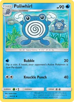 Pokémon-Karte Poliwhirl 038/214