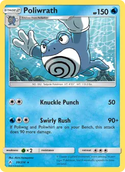 Pokémon-Karte Poliwrath 039/214