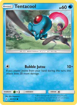 Pokémon-Karte Tentacool 040/214